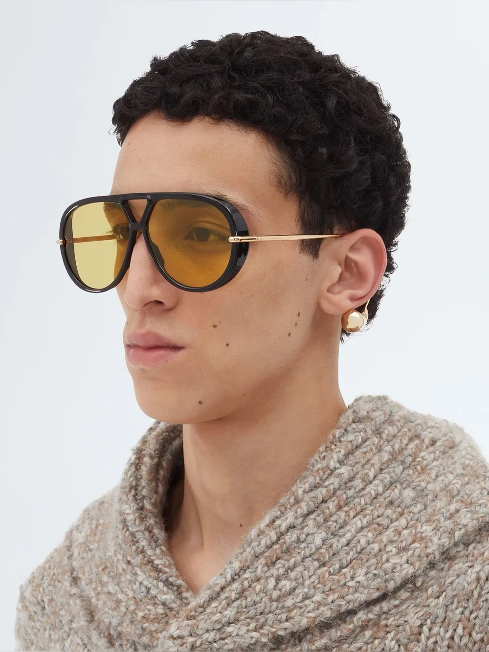 Bottega Veneta aviator sunglasses